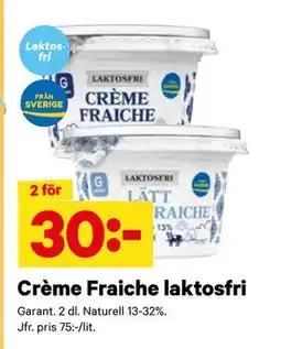 City Gross Crème Fraiche laktosfri erbjuda