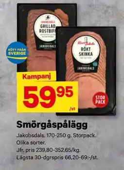 City Gross Smörgåspålägg erbjuda