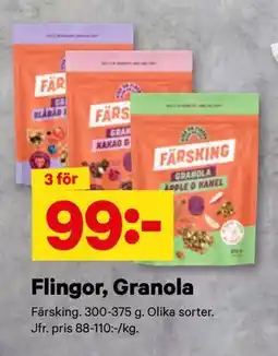 City Gross Flingor, Granola erbjuda