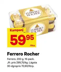 City Gross Ferrero Rocher erbjuda