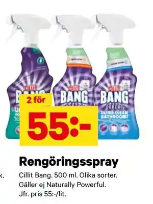 City Gross Rengöringsspray erbjuda