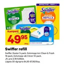 City Gross Swiffer refill erbjuda