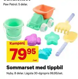City Gross Sommarset med tippbil erbjuda