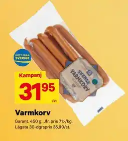 City Gross Varmkorv erbjuda