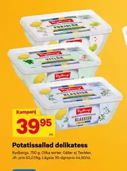 City Gross Potatissallad delikatess erbjuda