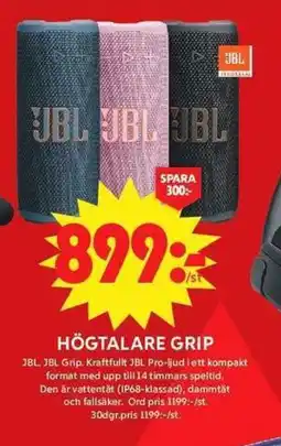 ICA Maxi JBL Högtalare grip erbjuda