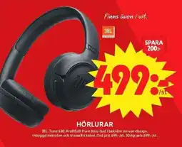 ICA Maxi JBL Hörlurar erbjuda