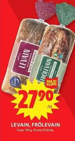 ICA Maxi FAZER Levain, frölevain erbjuda