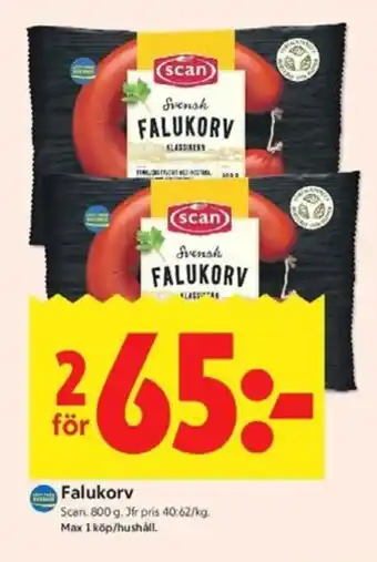 ICA Kvantum SCAN Falukorv erbjuda