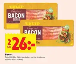 ICA Kvantum TULIP Bacon erbjuda