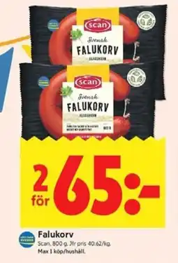 ICA Kvantum SCAN Falukorv erbjuda