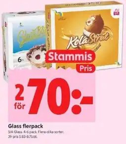ICA Kvantum Glass flerpack erbjuda