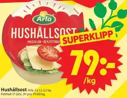 ICA Supermarket ARLA Hushållsost erbjuda