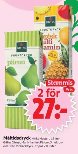 ICA Supermarket KIVIKS Måltidsdryck erbjuda