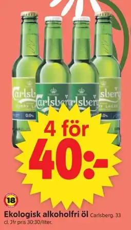 ICA Supermarket CARLSBERG Ekologisk alkoholfri öl erbjuda