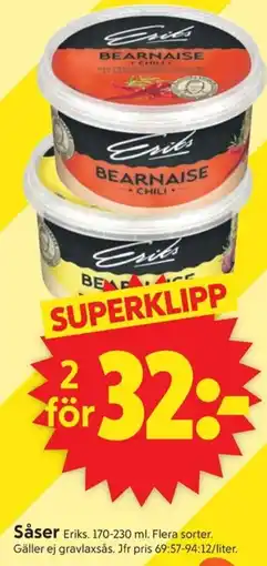 ICA Supermarket ERIKS Såser erbjuda