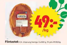 ICA Supermarket ICA Flintastek erbjuda