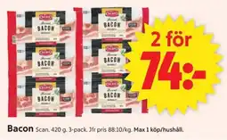 ICA Supermarket SCAN Bacon erbjuda