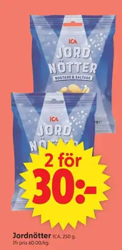 ICA Supermarket ICA Jordnötter erbjuda
