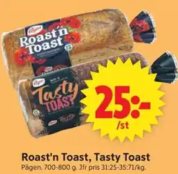 ICA Supermarket PÅGEN Roast'n toast, tasty toast erbjuda