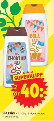 ICA Supermarket ICA Glassås erbjuda