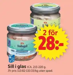 ICA Supermarket ICA Sill i glas erbjuda