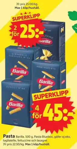 ICA Supermarket BARILLA Pasta erbjuda
