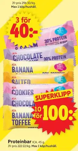 ICA Supermarket ICA Proteinbar erbjuda