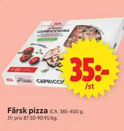 ICA Supermarket ICA Färsk pizza erbjuda
