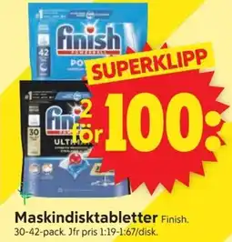 ICA Supermarket FINISH Maskindisktabletter erbjuda