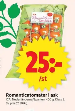 ICA Supermarket ICA Romanticatomater i ask erbjuda