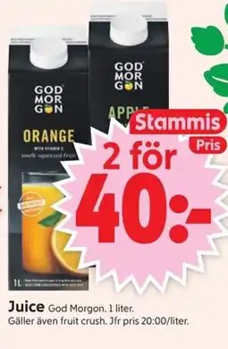 ICA Supermarket GOD MORGON Juice erbjuda