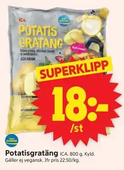 ICA Supermarket ICA Potatisgratäng erbjuda