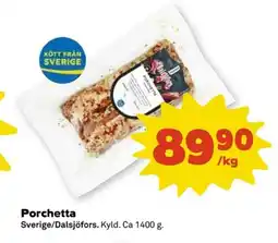Coop DALSJÖFORS Porchetta erbjuda
