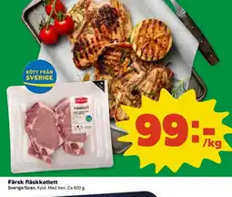Coop SCAN Färsk fläskkotlett erbjuda