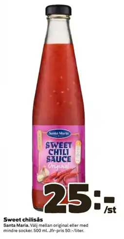 Coop SANTA MARIA Sweet chilisås erbjuda
