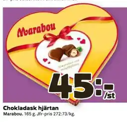 Coop MARABOU Chokladask hjärtan erbjuda