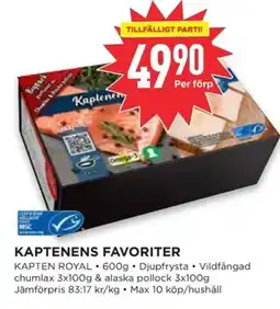 Willys KAPTEN ROYAL Kaptenens favoriter erbjuda