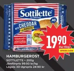 Willys SOTTILETTE Hamburgerost erbjuda