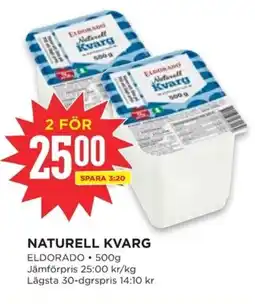 Willys ELDORADO Naturell kvarg erbjuda