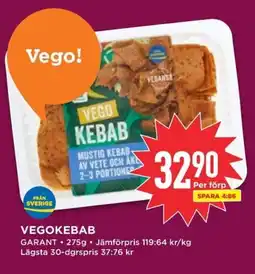 Willys GARANT Vegokebab erbjuda