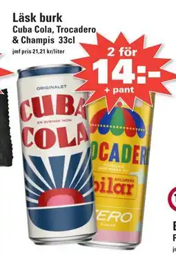 Nära dej Läsk burk erbjuda