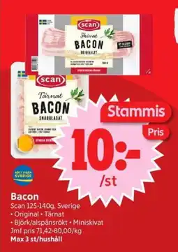 Nya Pulsen Scan Bacon erbjuda