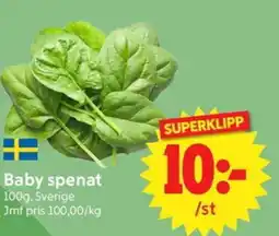 Nya Pulsen Baby spenat erbjuda