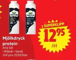 Nya Pulsen Arla Mjölkdryck protein erbjuda