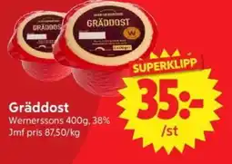 Nya Pulsen Wernerssons Gräddost erbjuda