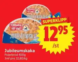 Nya Pulsen Polarbröd Jubileumskaka erbjuda