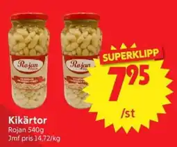 Nya Pulsen Rojan Kikärtor erbjuda