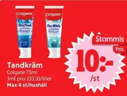 Nya Pulsen Colgate Tandkräm erbjuda
