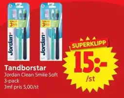 Nya Pulsen Jordan Tandborstar erbjuda